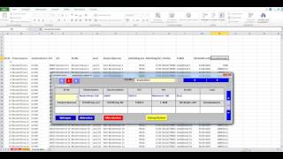 Datenbanken in Excel aus einer Eingabemaske mit Zuweisung von Datentypen erstellen Kundenliste [upl. by Annuhsal]