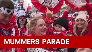 Mummers Parade begins New Years Day strut around Philadelphia [upl. by Elma]