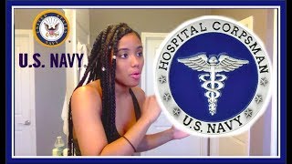 Leaving for Navy Bootcamp Signed as a HM Hospital Corpsman  US NAVY [upl. by Annerol529]