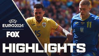 Romania vs Ukraine Highlights  UEFA Euro 2024 [upl. by Neala]