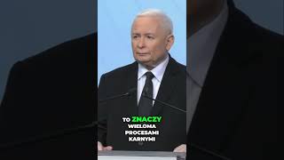 KACZYŃSKI O ROZLICZENIACH quotBODNAROWCÓWquot shorts polityka sejm [upl. by Nhguav]