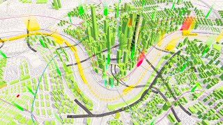 Rebuilding Shanghai：Transport System ｜ Cities Skylines [upl. by Felise849]