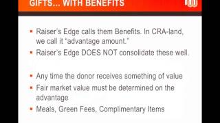 Raisers Edge Therapy YearEnd Tax Receipts CRA Guidelines for Charitable Tax Receipts in Canada [upl. by Eugenle]