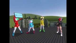 Gmod Shy Gal Sexy Group Dance [upl. by Alemap]