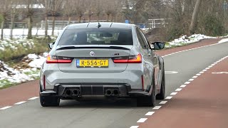 BMW M3 G80 with R44 Performance Exhaust  LOUD Accelerations Powerslides and Donuts [upl. by Issi]