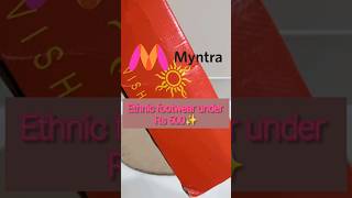 Myntra footwear under rs 500👡😍myntra footwearshortsviral ethnic shortsfeed ytshort goviral [upl. by Myrwyn953]