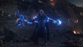 Avengers Endgame  Captain America Lifts Thors Hammer HINDI [upl. by Axe341]