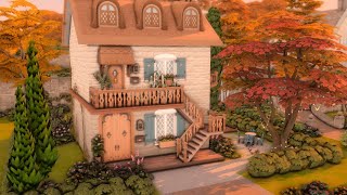 Cottage Townhouse  Sims 4 Speedbuild  No CC [upl. by Dalury111]