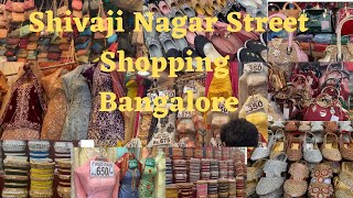 Shivaji Nagar Bangalore 4K Local Street Exploration 𝗜𝗡 [upl. by Schatz]