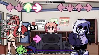 FNF Perseverance But Monika And Dust Sans Sings It [upl. by Jaycee]