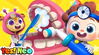 Lets Visit the Dentist  Healthy Habits  Dentist Song  Nursery Rhymes amp Kids Songs  Yes Neo [upl. by Ecinerev]