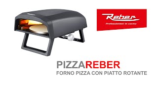 PizzaReber  Forno pizza con piatto rotante [upl. by Enineg]