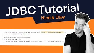 JDBC Tutorial  Crash Course [upl. by Hareehahs]