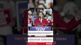 Zoraida Buxó US Senator Puerto Rico Shadow will support Trump [upl. by Ahseinat275]