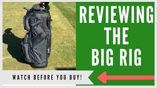 Sunday Golf Big Rig Cart Bag Unboxing amp HONEST Initial Review [upl. by Nivlag]