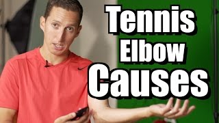 Tennis Elbow Causes  Ask Ian 15  Essential Tennis Lesson and Instruction [upl. by Lannie176]