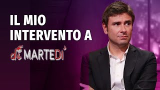 Il mio intervento a DiMartedì sulla situazione politica internazionale e le guerre [upl. by Lindon]