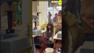 Prof Challenge his student to make a structure that can hold a bucket respect shorts ytshorts [upl. by Tonkin]