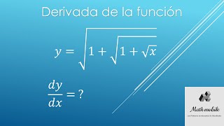 Derivada de ysqrt1sqrt1sqrtx [upl. by Arch]