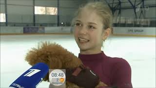 Alexandra Trusova  Channel One Cup preview [upl. by Ahsitauq107]