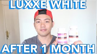 LUXXE White Glutathione After 1 Month Review  Effective Whitening  Pampaputi  Lance Alipio [upl. by Servetnick337]