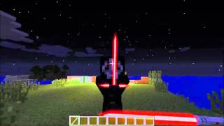 Minecraft Advance Lightsabers Mod [upl. by Asenav]