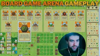 Agricola Gameplay  BGA Arena  Stable Cleaner  Tumbrel fun [upl. by Grevera]