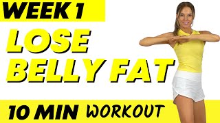 Lose Belly Fat Workout  10 Minute Workout  10 Exercises to Lose Belly Fat  Do this for 7 Days [upl. by Lutim370]