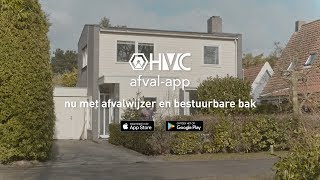 HVC Afval app  Nu met afvalwijzer en bestuurbare bak [upl. by Toffic]