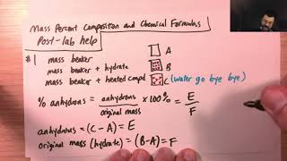 Mass Percent Composition and Chemical Formulas  Postlab Quiz Help [upl. by Sundberg]