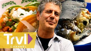 The Best Eats in Mexico City  Anthony Bourdain No Reservations  Travel Channel [upl. by Yssej]