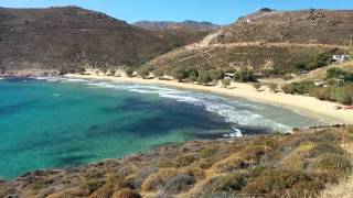 Spiaggia di Psili Ammos a Serifos isole Cicladi Grecia [upl. by Hanyaz613]