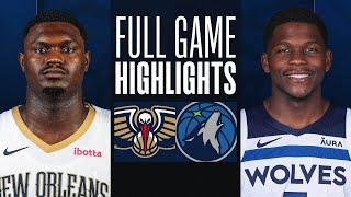 PELICANS at TIMBERWOLVES  FULL GAME HIGHLIGHTS  January 3 2024 [upl. by Callean]