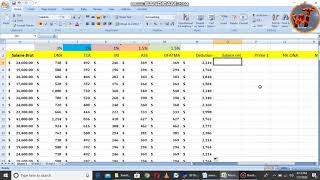 Calcul du salaire Net en Excel 2021 [upl. by Tenaj]