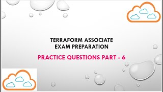 Terraform Associate Exam Sample Questions Practice Questions Part 6 [upl. by Jori682]