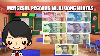 MENGENAL PECAHAN UANG KERTAS  KELAS 2 SD [upl. by Lalita]