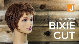 Textured Bixie Cut Tutorial All Razor Cutting [upl. by Ardnael157]