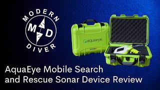 AquaEye Mobile Search and Rescue Sonar Device  Review [upl. by Daniala]