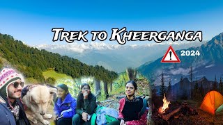 Kheerganga trek 2024  kheerganga trek latest video  complete guide [upl. by Trish174]