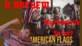 British guy reacts to Tom McDonald n Adam Calhoun american flags [upl. by Osanna904]