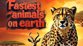 Fastest Running Animals on the Planet  Top 5 fastest running animals [upl. by Ruelle194]