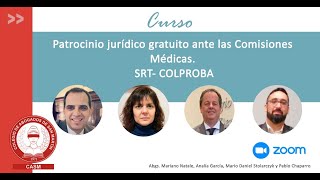 Clase 1 Patrocinio jurídico gratuito ante las Comisiones Médicas SRT  COLPROBA [upl. by Pren]