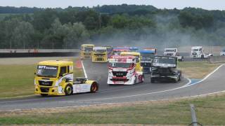 Départ course 1 Grandprix camion Nogaro 2017 [upl. by Edasalof]