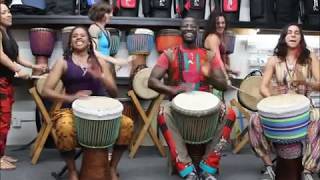 Drumskull Drums with Babara Bangoura amp Ladies [upl. by Enovad]