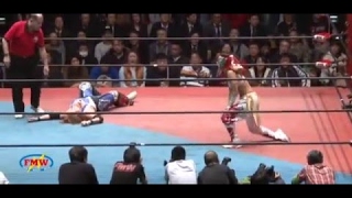 1080p FMW  Ayako Hamada vs Ray FMW Joshi Puroresu quotRayquot 7 Match Trial Series 122215 99 [upl. by Darnell]