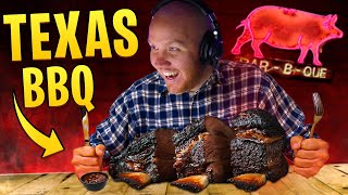 TIMTHETATMAN TRIES TEXAS BBQ FOR THE FIRST TIME [upl. by Caiaphas]