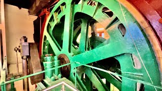 BESTWOOD COLLIERY WINDING ENGINE HOUSE  DEMONSTRATION amp TOUR OF THE RESTORED STEAM WINDING ENGINE [upl. by Thinia]