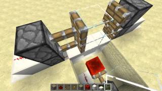 Minecraft Trick  Glas Flutsch Tür [upl. by Oetomit]