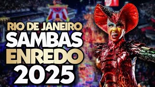 CD ESCOLAS DE SAMBA 2025  Carnaval Rio de Janeiro  SAMBA E LETRA SIMULTANÊA [upl. by Zendah99]