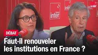 Fautil renouveler les institutions l’exercice du pouvoir en France  Cécile Duflot x Alain Minc [upl. by Atinra]